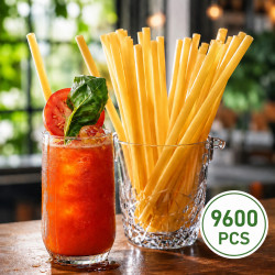 Cannucce di Pasta biodegradabile Made in Italy Pasta Straws